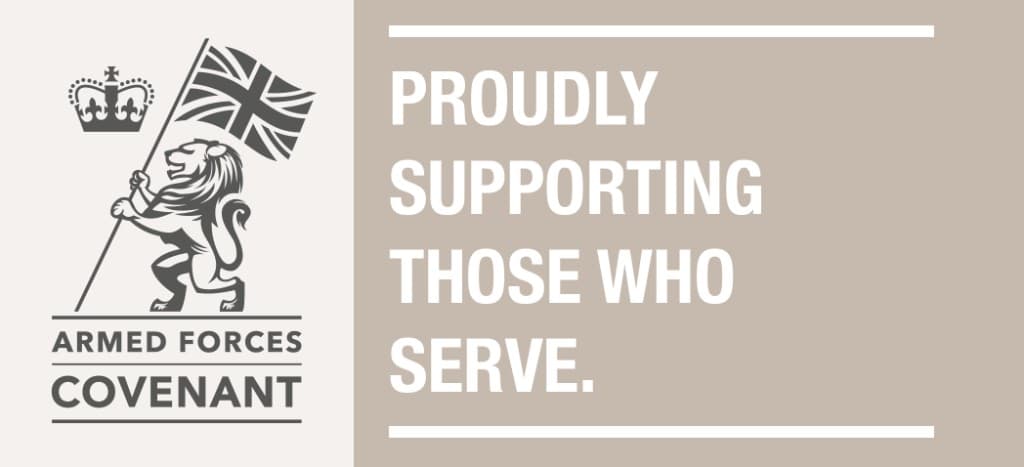 Armed Forces Covenant — Proudly supporting those who serve