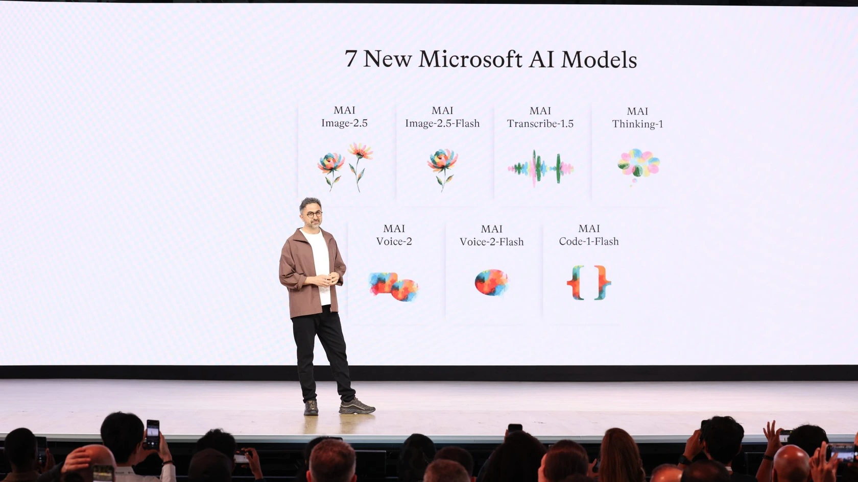 Mustafa Suleyman, CEO of Microsoft AI, speaks onstage at Microsoft Build 2026 in San Francisco